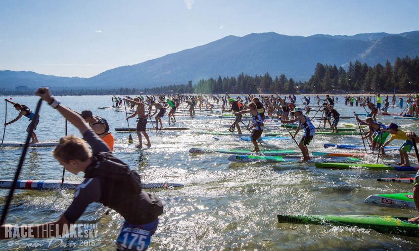 Race the Lake of the Sky 2015 start line. | Photo: Sean Davis