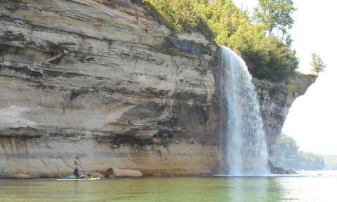 Jared Munch explores the beauty of Lake Superior. | Photo Courtesy: Jared Munch