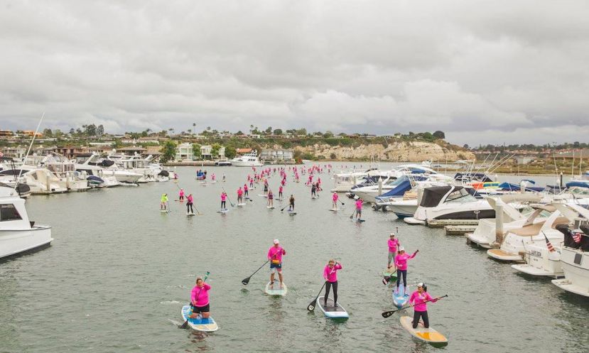 Sea of pink at the 2017 Standup for the Cure in Newport Beach. | Photo Courtesy: Standup for the Cure