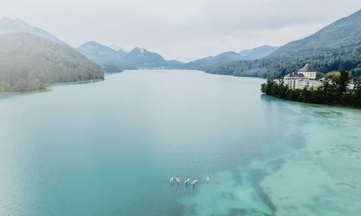 Paddleboarding Fuschlee, Austria. | Photo: Salzburger Land Tourismus