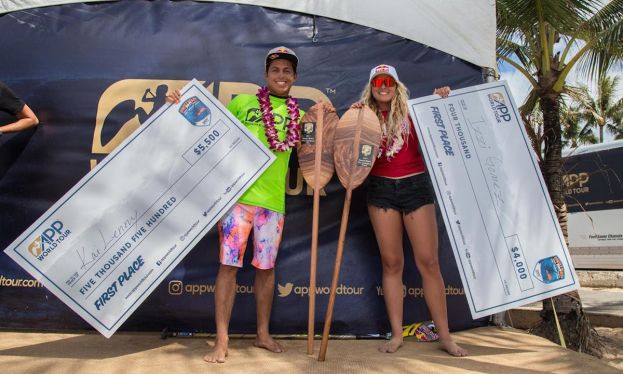 Sunset Beach provides an epic Finals Day for Stop 1 of the APP World Tour as Kai Lenny and Izzi Gomez are crowned Champions. | Photo: APP World Tour / Brian Bielmann