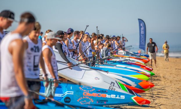 Start of Sunday Funday race. | Photo courtesy: Paddle League / Euro Tour