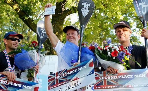 Bart & Laura Win Historic SUP 11-City Tour