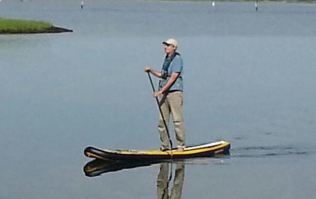 James Taylor SUPs Before Concert In Long Island