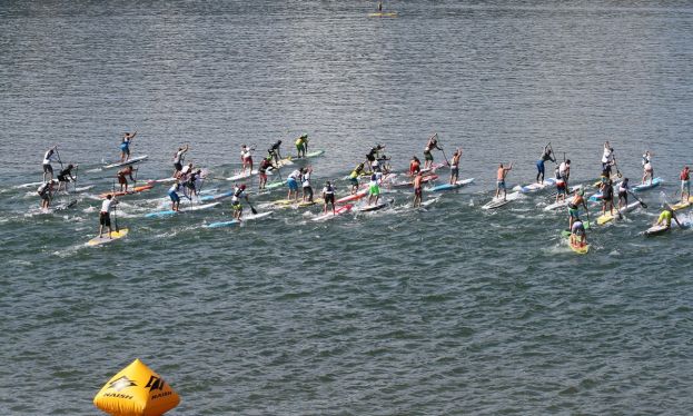 And they're off! 2014 start of the downwind race. | Photo: Big Winds