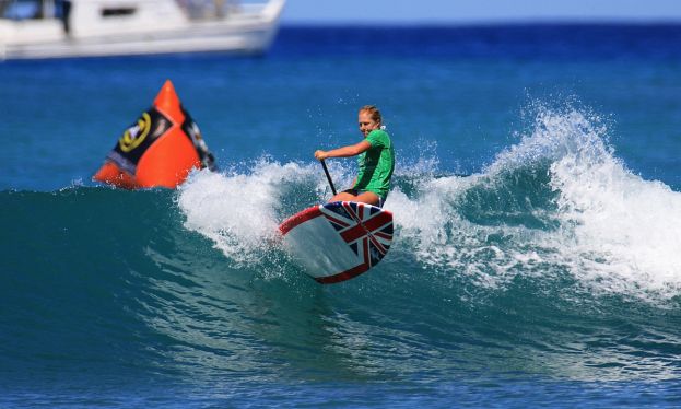 Candice Appleby at the 2014 Duke's Oceanfest. | Photo Courtesy: Duke's Oceanfest