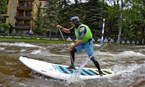 Mike Tavares, SUP Skills Invitational champ. | Photo: Shannon Thomas