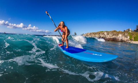 World Champion Izzi Gomez knows how to have fun in the water. | Photo: Starboard / Georgia Schofield