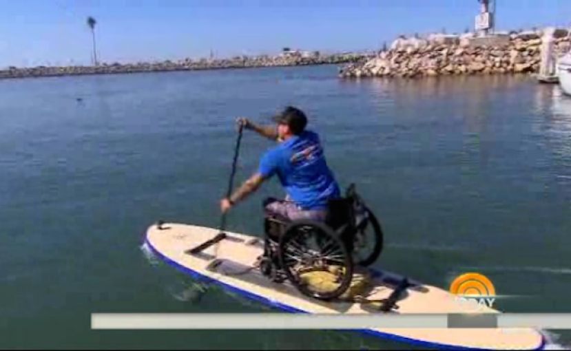 Wheelchair-bound Now Able To Paddleboard