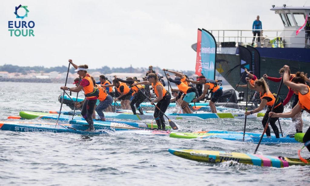 Race start. | Photo courtesy: Euro Tour / Adrien Francois