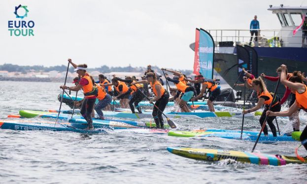 Race start. | Photo courtesy: Euro Tour / Adrien Francois