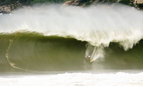 Carlos 'Coco' Nogales at his home break of Puerto Escondido. Mexico. | Photo courtesy of Edwin Morales.