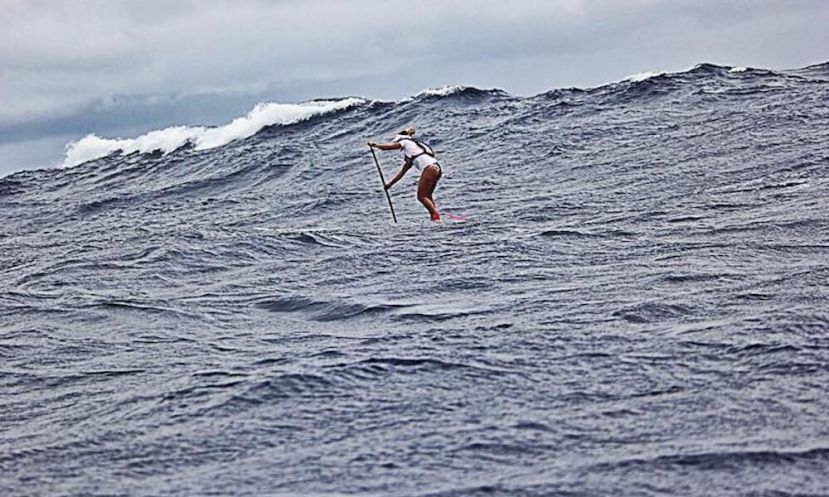 Victoria Burgess SUP surfing | Photo courtesy: Victoria Burgess