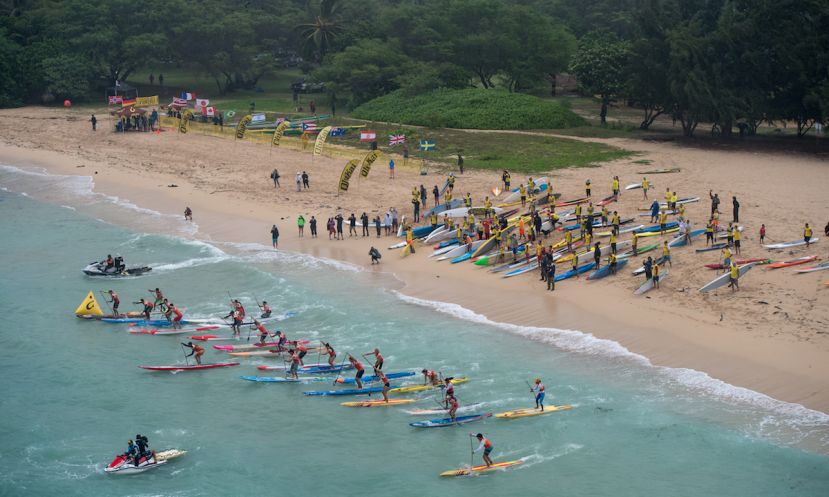 Start of the 2017 OluKai Ho’olaule’a. | Photo courtesy: OluKai