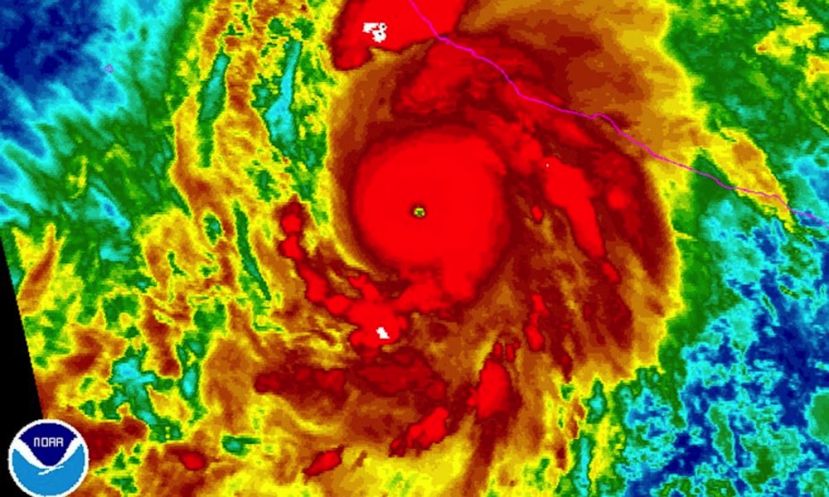 Hurricane Patricia over Mexico.  | Photo: NOAA