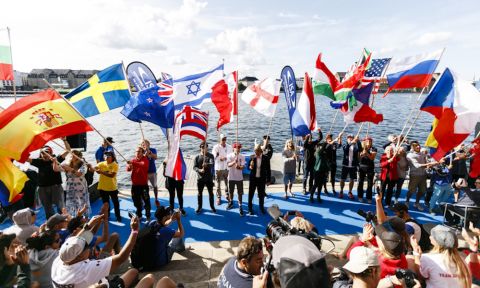 Opening ceremony at the 2017 ISA World SUP & Paddleboard Championship in Denmark. | Photo by Ben Reed / ISA