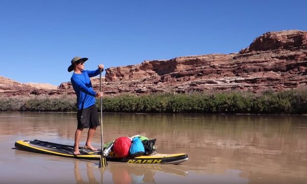 Beau Nixon exploring the Green River. 