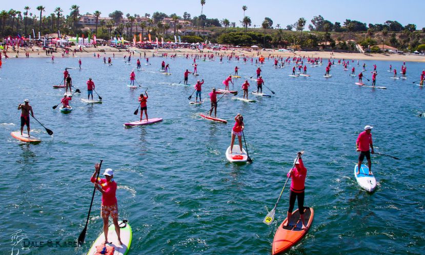 Sea of pink at the 2018 Standup for the Cure event in Newport Beach, CA. | Photo Courtesy: Standup for the Cure and Dale &amp; Karen Photography