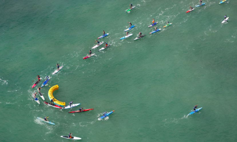 2016 Pacific Paddle Games. Men&#039;s Technical Race final. | Photo Courtesy: Pacific Paddle Games