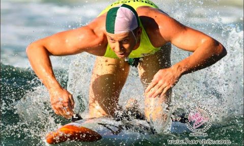 Jackson Maynard, from Currumbin on the Gold Coast, will become the first surf ironman to compete in The Ultimate Waterman. | Photo: Harvie Allison photography.