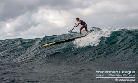 Spectacular conditions see Maui's own Kai Lenny take the overall win at the World Series Finals after a weekend of world class racing. | Photo: Waterman League / 808photo.me