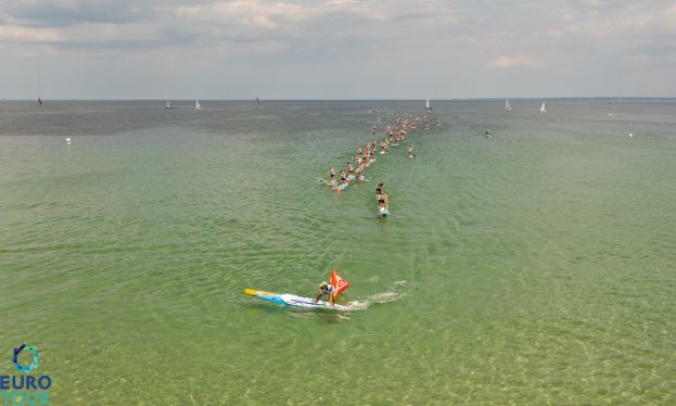 Booth and Barreras Win SUP Race Festival Scharbeutz