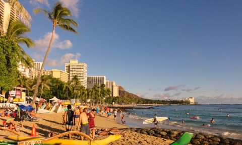 A 32 year-old man has been reported missing in Waikiki after not returning to the beach with his paddle board.