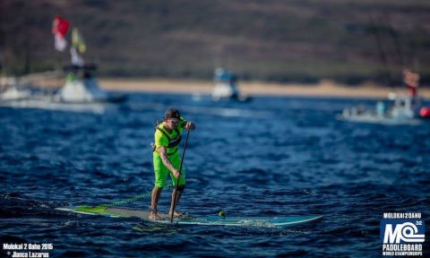 Travis Grant at the start of the 2015 M2O race. | Photo: Jianca Lazarus