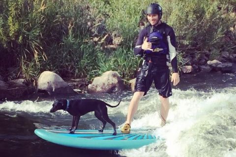 How To River Surf With Your Best Friend