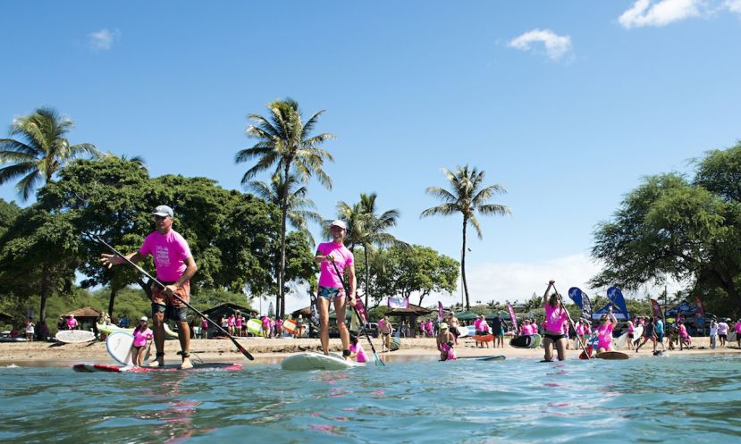 Maui&#039;s Paddle for a Cure event raised $36,000 for the Susan G Komen Foundation of Hawaii!