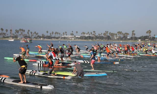 2020 Hanohano race start. | Photo © Supconnect