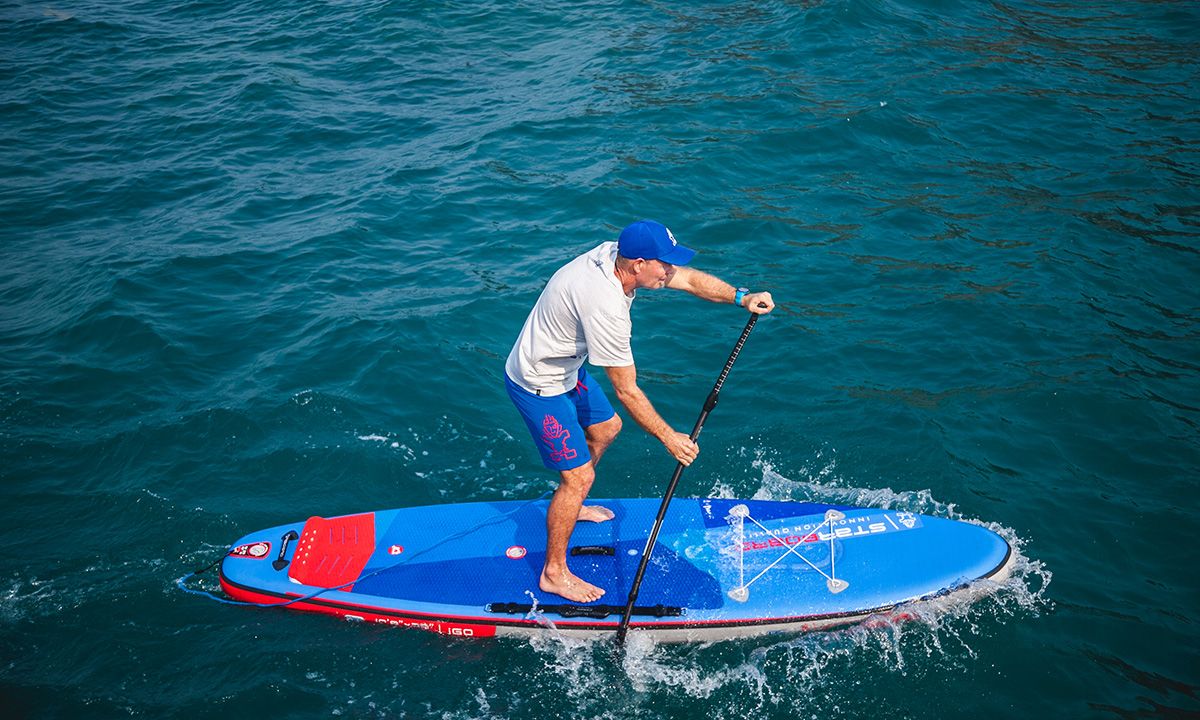 Starboard's iGO inflatable featuring the new Welded Rail Technology. | Photo: Starboard / Wissanu Wisetputtasat