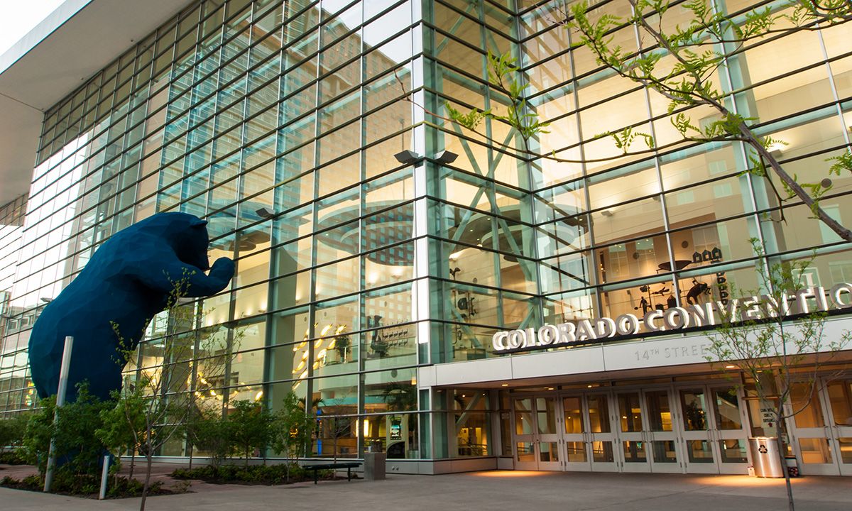 Out front of the Denver Convention Center. | Photo: Shutterstock