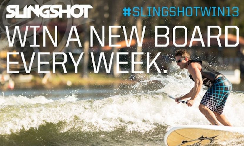 Slingshot To Give Away Six Boards in Six Weeks!