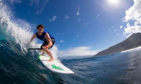 Sean Poynter, living his dream in Tahiti. | Photo: Ben Thouard