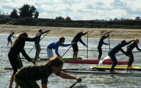 Tecolote 5000 SUP Race In San Diego