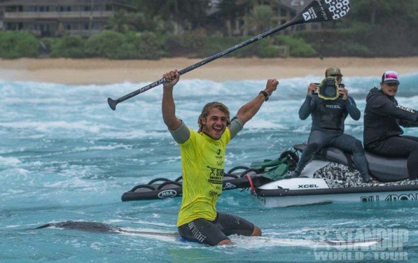 Caio Vaz Wins Sunset Beach Pro