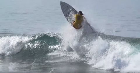 Fernando Stalla ripping a small one at the 2015 US Open of SUP.