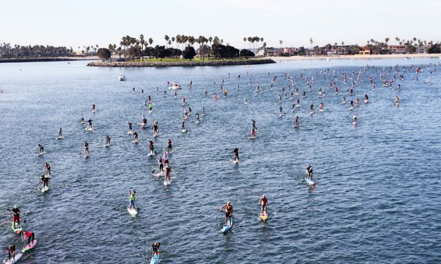 Hanohano Huki Ocean Challenge 2018 in Bonita Cove. | Photo courtesy: Supconnect