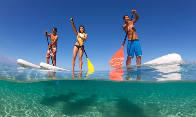 F-One Tahiti Team. | Photo Courtesy: F ONE SUP