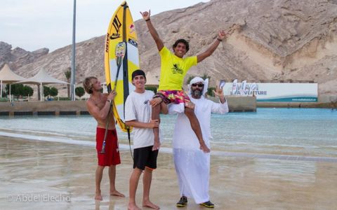 Kai Lenny Wins Abu Dhabi All Stars 2014