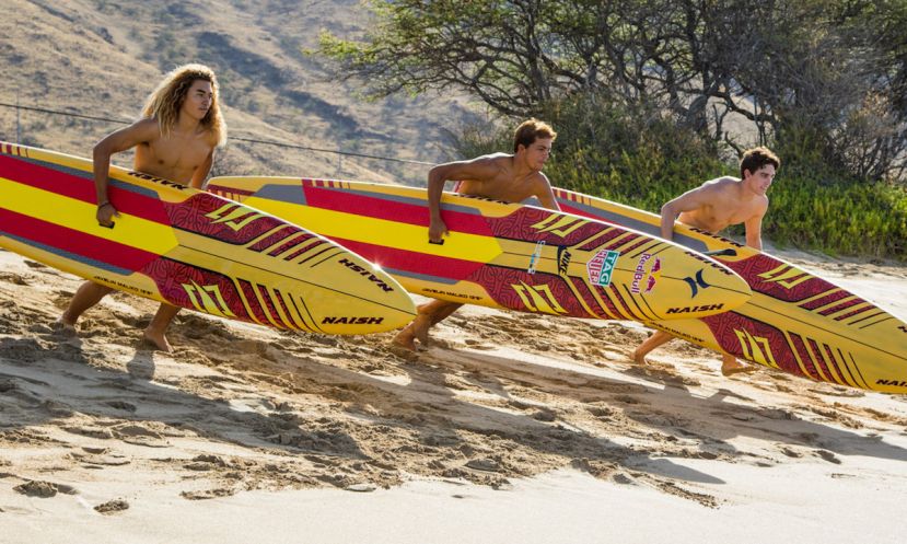 Bernd Roediger, Kai Lenny &amp; Kody Kerbox, Naish team riders. | Photo: Frankiebees