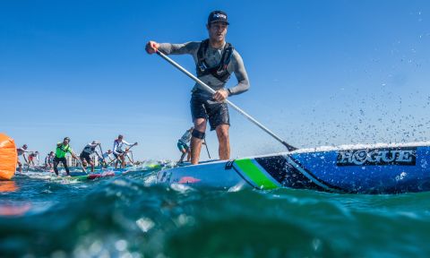 Rogue/Boardworks athlete Mo Freitas racing at the Carolina Cup 2018. | Photo Courtesy: Boardworks