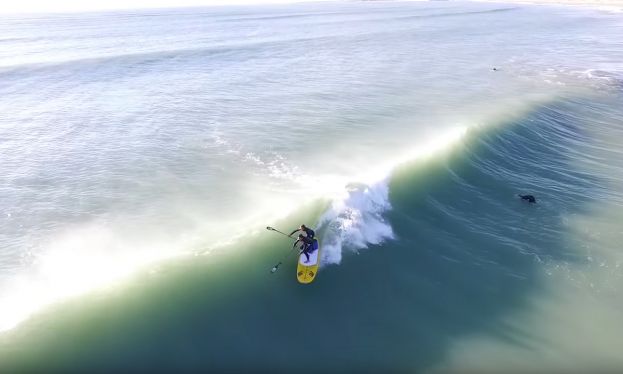 Bouyer Brothers SUP Tandem Surfing In France