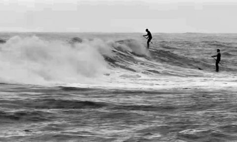 SUP Surfing The Mediterranean Sea