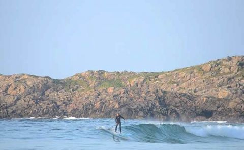 Standup Paddle Surfing in Scotland