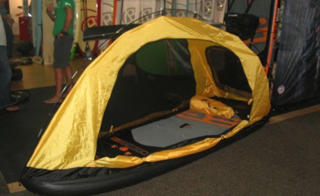 Bear Grylls Develops Stand Up Paddle Tent