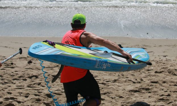 Travis Grant at the 2015 Pacific Paddle Games. | Photo via: NSP