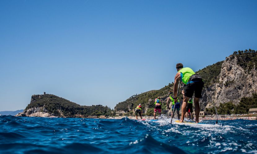 Paddling in Noli, Italy. | Photo via SUPkids