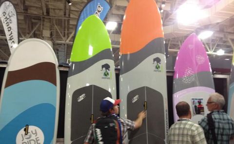 Variety of New SUP Boards at Outdoor Retailer 2012